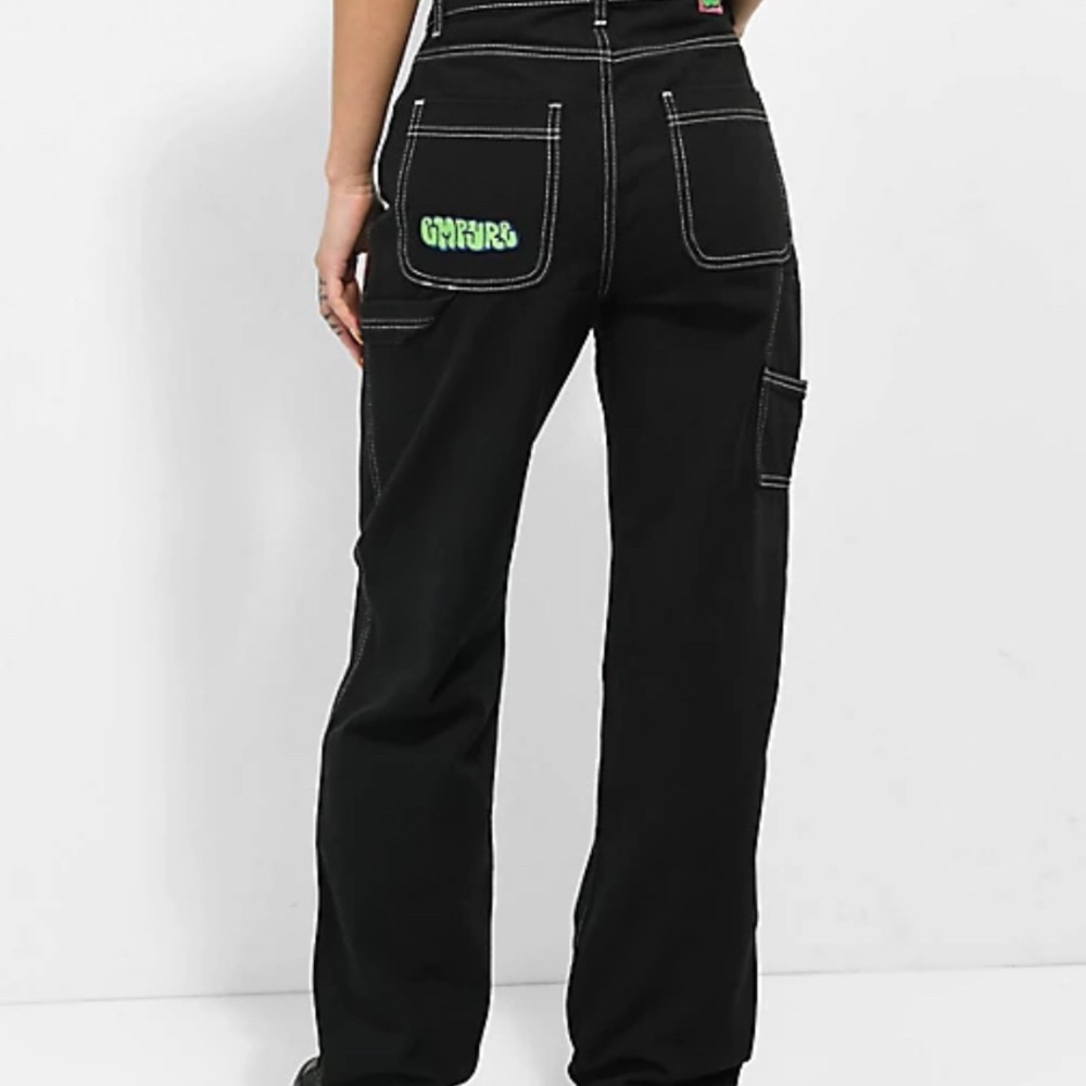 Empyre Tori Black Carpenter Skate Pants Size 2 - Picture 11 of 15
